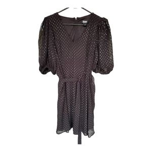 DKNY Fit and Flare Black and White Dress | Size 14 | Gorgeous for any occasion!